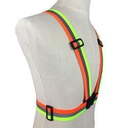 Жилет сигнальный светоотражающий регулируемый легкий (арт. 25-5080375)