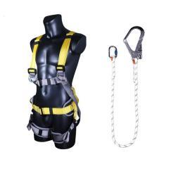 Страховочная привязь с поясом и крюками для лесов (арт. 25-5080396)