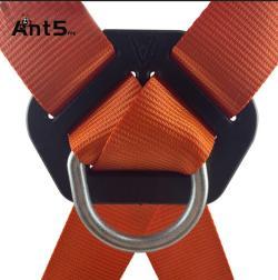 Страховочная привязь алюминиевая с карабином 4-точечная (арт. 25-5080407)