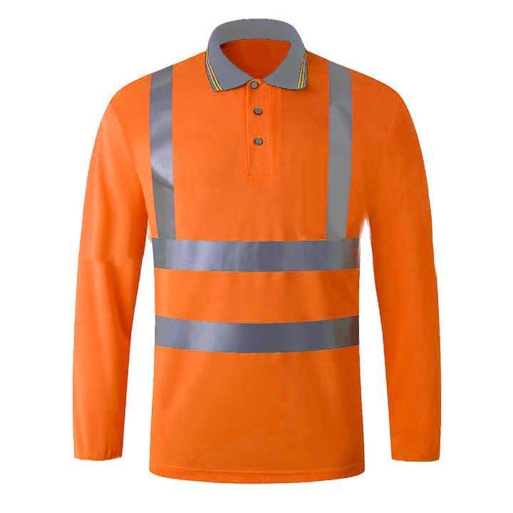 Футболка рабочая с длинным рукавом и светоотражающими элементами (арт. 25-5080422)