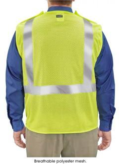 Жилет сигнальный полиэстер сетка светоотражающий (арт. 25-5080446)