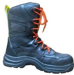 Ботинки кожаные унисекс огнеупорные с металлическим носком (арт. 25-5080461)