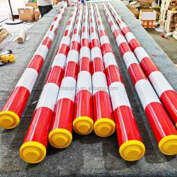 Шлагбаум пешеходный алюминиевый круглый 75мм 3м (арт. 25-5080568)