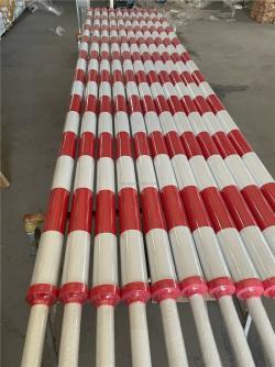 Шлагбаум алюминиевый 4м с круглой стрелой 75мм (арт. 25-5080569)