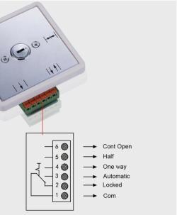 Замок автоматический дверной с функцией открывания (арт. 25-5080653)