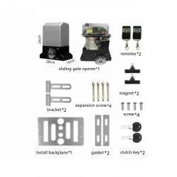 Привод для откатных ворот с автосенсором 500кг (арт. 25-5080674)