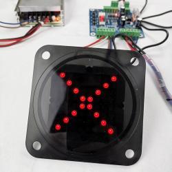 Панель светодиодная красно-зеленая для турникета (арт. 25-5080809)