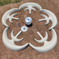 Ветрогенератор вертикальный бытовой 100W 500W 800W (арт. 25-5081004)