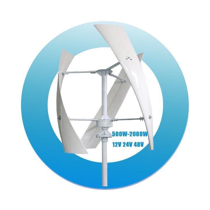 Генератор ветровой вертикальный для дома 500w 1kw 2kw (арт. 25-5081136)