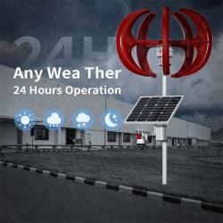 Ветрогенератор вертикальный 1500W 12V с контроллером (арт. 25-5081253)