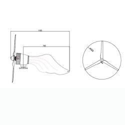 Ветрогенератор горизонтальный 48v 2000w для дома (арт. 25-5081300)