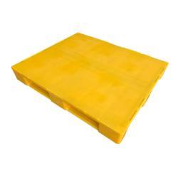 Паллет пластиковый односторонний евроразмер прочный (арт. 25-5081465)