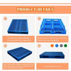 Поддон пластиковый двусторонний с усилением стальной трубой (арт. 25-5081488)