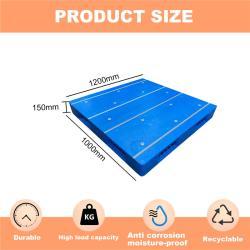 Паллет пластиковый индустриальный с полным периметром 1200x1000 мм (арт. 25-5081537)