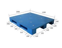 Паллет пластиковый HDPE 1200x1000x150мм для промышленности (арт. 25-5081566)