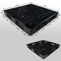 Паллет пластиковый евро 4-сторонний для складов двойной (арт. 25-5081606)