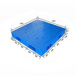 Паллет пластиковый евро 1200x1200 HDPE 4-сторонний (арт. 25-5081617)