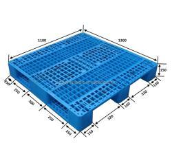 Паллет пластиковый усиленный 4-сторонний HDPE односторонний (арт. 25-5081619)