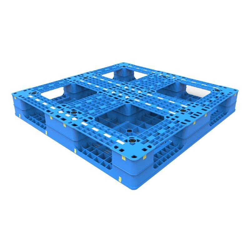 Паллеты пластиковые односторонние 4-сторонние для склада (арт. 25-5081693)