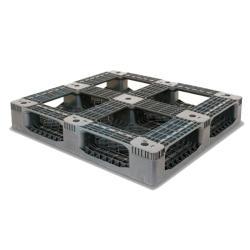 Паллеты пластиковые односторонние 4-сторонние для склада (арт. 25-5081693)