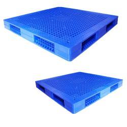Паллет пластиковый HDPE синий прочный 4-сторонний 1500x1500 (арт. 25-5081702)