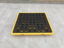 Паллет для 4 бочек HDPE 150L для безопасности (арт. 25-5081773)