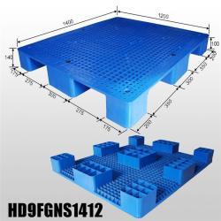Паллеты пластиковые односторонние 9 футов для склада 4-сторонний вход (арт. 25-5081796)