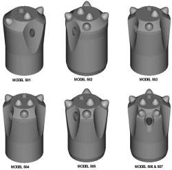 Буровая коронка низкого давления 64мм с баллистическими кнопками (арт. 25-5082240)