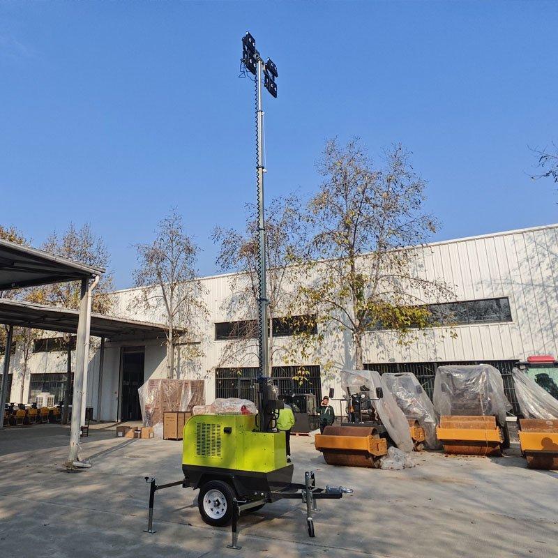 Осветительная башня LED 9м с гидравлическим подъемом и вращением (арт. 25-5082474)