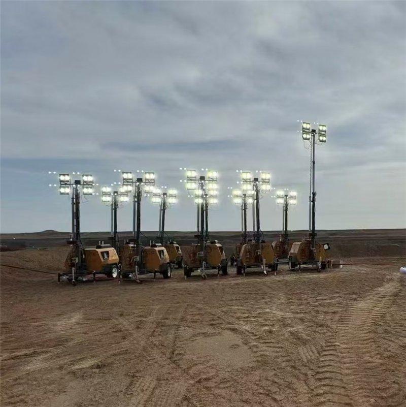 Мачтовая осветительная башня гидравлическая 7м 9м дизельная (арт. 25-5082476)