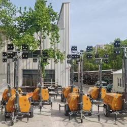 Мачта осветительная дизельная мобильная 9м с электроподъемом (арт. 25-5082647)