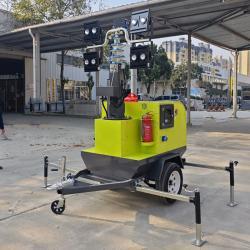 Осветительная башня электрическая 9 м с подъемником (арт. 25-5082690)