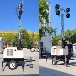 Осветительная башня портативная регулируемая 5 м 2-4 лампы (арт. 25-5082712)