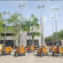 Мобильная световая башня светодиодная дизельная 6м 7м 9м (арт. 25-5082717)