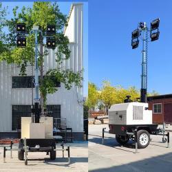 Мобильная гидравлическая осветительная башня 9м 4*350W LED (арт. 25-5082733)