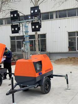 Осветительная башня передвижная LED 7M 9M 4X400W дизельная (арт. 25-5082775)