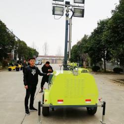 Башня осветительная мобильная 4x400W LED для работы на улице (арт. 25-5082794)