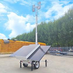 Осветительная башня светодиодная солнечная с мобильным управлением (арт. 25-5082982)