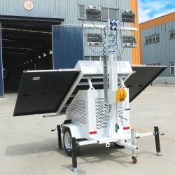 Световая башня мобильная многофункциональная солнечная (арт. 25-5082990)