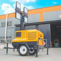 Мобильная световая башня 7 м LED металлогалогенная дизельная (арт. 25-5083027)