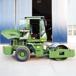 Каток дорожный вибрационный стальной 4 тонны с насосом (арт. 25-5083095)