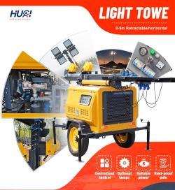 Световая башня мобильная светодиодная солнечная дизельная (арт. 25-5083169)