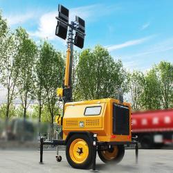 Мобильная световая башня с LED освещением портативная (арт. 25-5083170)