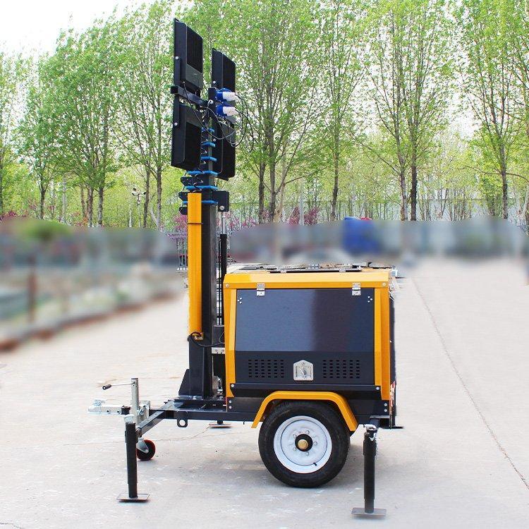 Мобильная световая башня ручная 7м 9м высокого качества (арт. 25-5083191)