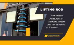 Башня осветительная мобильная гибридная LED 9 м электрическая (арт. 25-5083192)