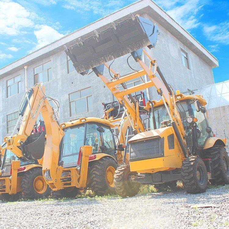 Экскаватор-погрузчик 4x4 с полным приводом и ковшом (арт. 25-5083216)