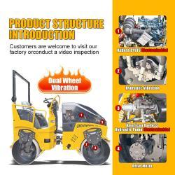 Каток вибрационный дизельный дорожный 3 тонны (арт. 25-5083234)