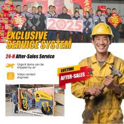 Каток дорожный вибрационный с двигателем и насосом (арт. 25-5083246)