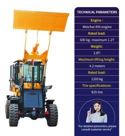 Погрузчик колёсный средний 2 тонны с двигателем и насосом (арт. 25-5083259)