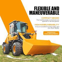 Погрузчик мини дизельный 4x4 с экскаватором и двигателем (арт. 25-5083304)